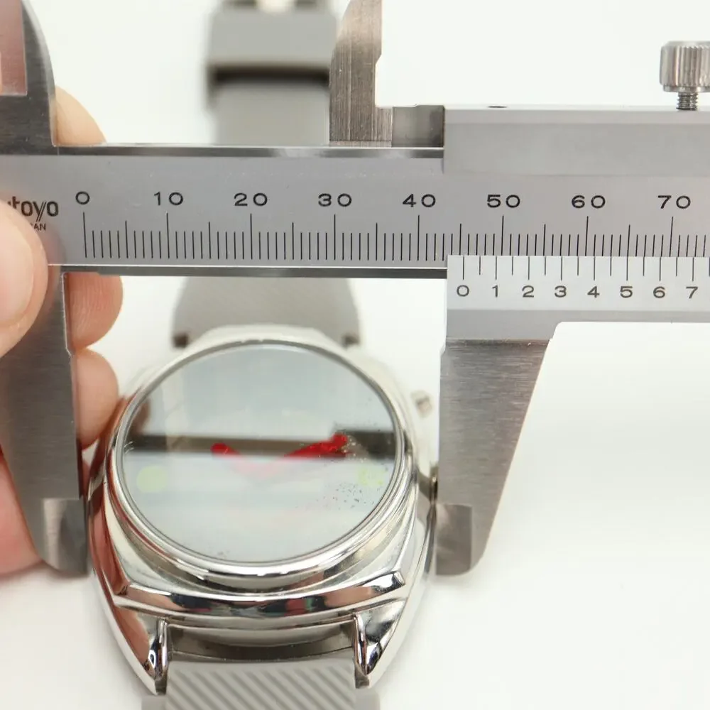 Can You Imagine Infinity Optics Mirror Black Light 45mm Watch Retro WORKING